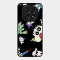 Cartoon Pattern Glass Case Cover For Oppo F29 5G