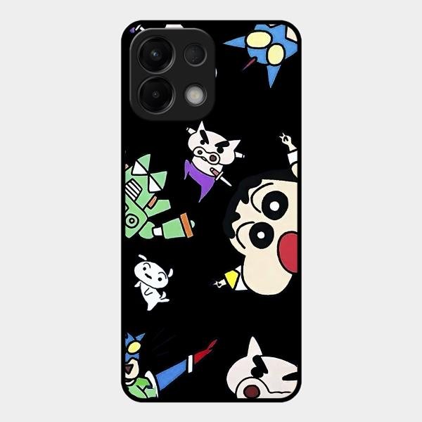 Cartoon Pattern Metal Case Cover For Oppo - ShopOnCliQ