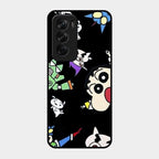 Cartoon Pattern Glass Case Cover For Oppo Reno 12 Pro 5G