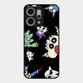 Cartoon Pattern Glass Case Cover For Oppo Reno 14 Pro 5G