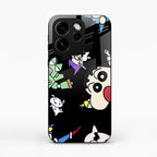 Cartoon Pattern Glass Case Cover For Oppo Reno 15C 5G