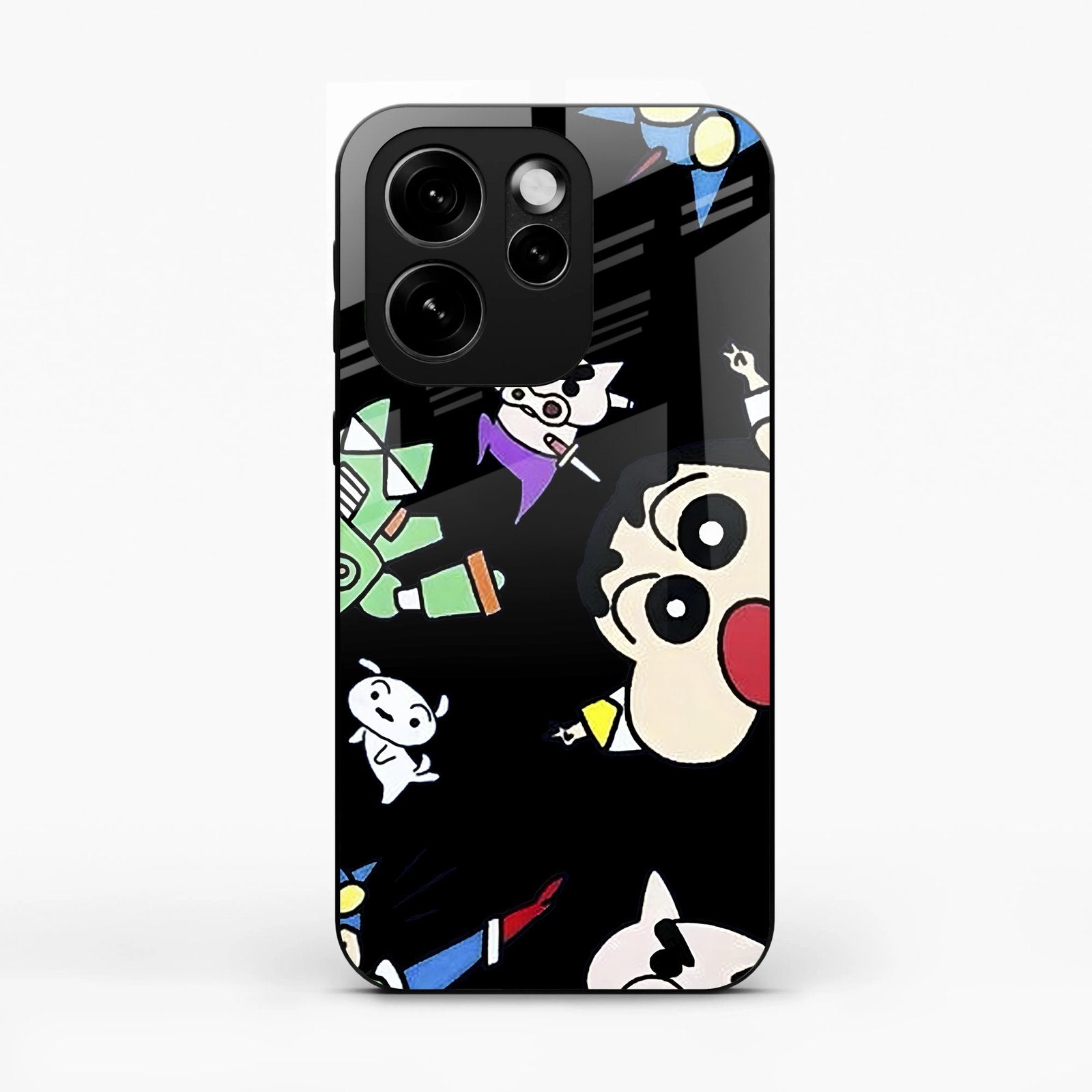 Cartoon Pattern Glass Case Cover For Oppo Reno 15C 5G