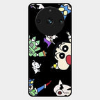 Cartoon Pattern Glass Case Cover For Realme 11 Pro Plus 5G