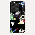 Cartoon Pattern Glass Case Cover For Realme 15T 5G