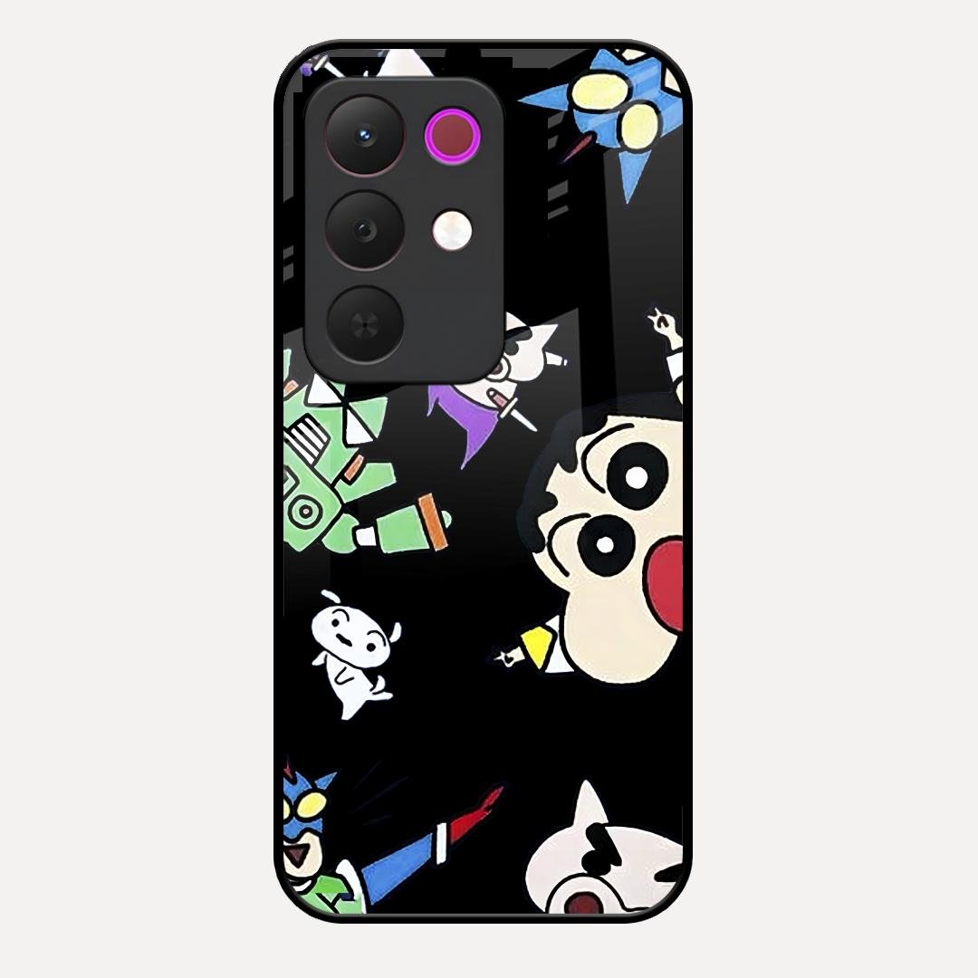 Cartoon Pattern Glass Case Cover For Realme 15X 5G