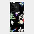 Cartoon Pattern Glass Case Cover For Realme Gt 7 5G