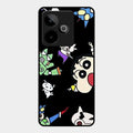 Cartoon Pattern Glass Case Cover For Realme Gt 7T 5G