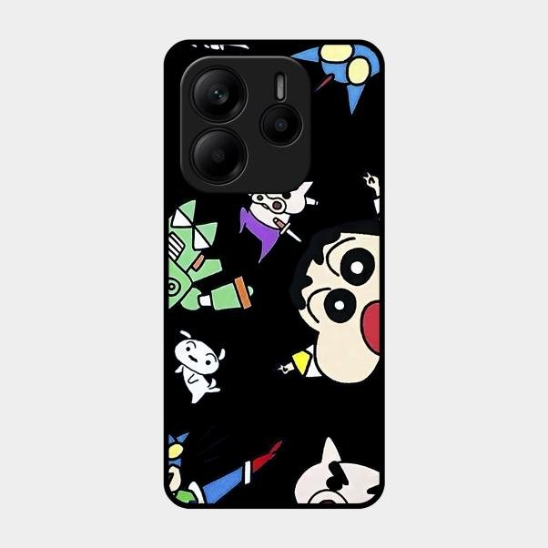 Cartoon Pattern Metal Case Cover For Redmi