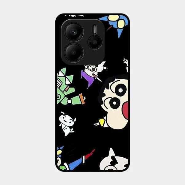 Cartoon Pattern Glass Case Cover For Redmi - ShopOnCliQ