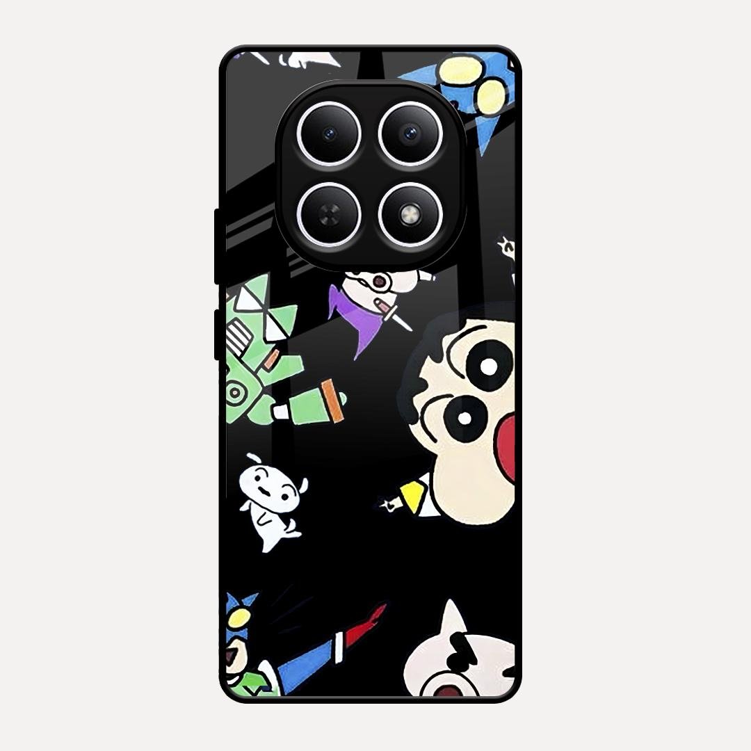 Cartoon Pattern Glass Case Cover For Redmi Note 15 5G