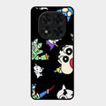 Cartoon Pattern Glass Case Cover For Redmi Note 15 Pro 5G