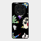 Cartoon Pattern Glass Case Cover For Redmi Note 15 Pro Plus 5G