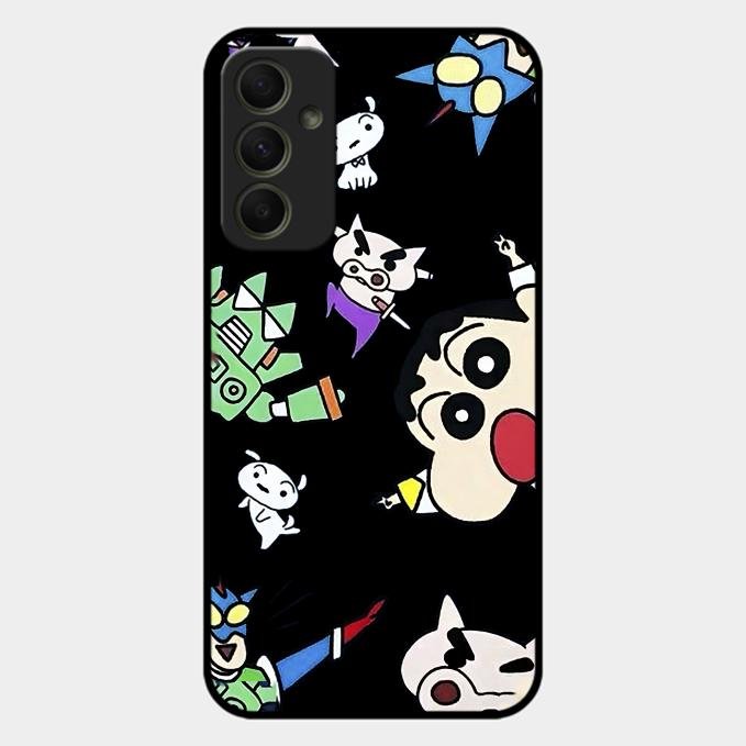 Cartoon Pattern Glass Case Cover For Samsung Galaxy A34 5G