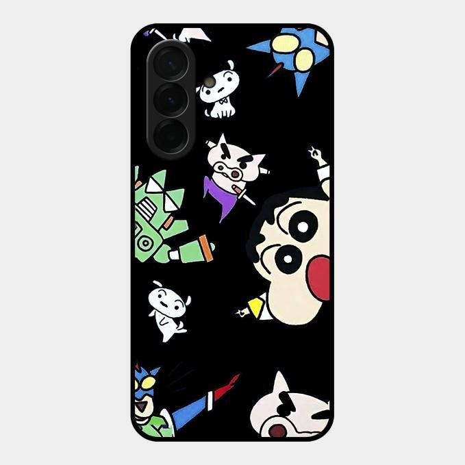 Cartoon Pattern Glass Case Cover For Samsung Galaxy A36 5G
