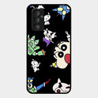 Cartoon Pattern Glass Case Cover For Samsung Galaxy F23 5G