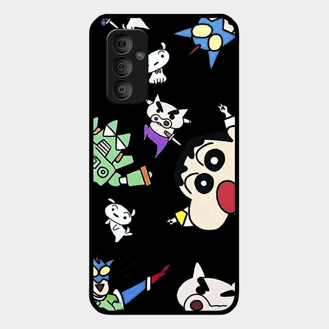 Cartoon Pattern Glass Case Cover For Samsung Galaxy F23 5G