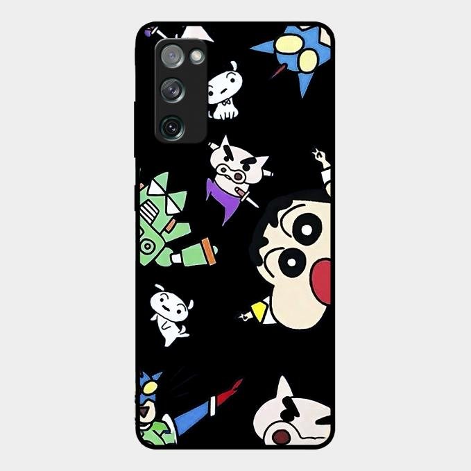 Cartoon Pattern Glass Case Cover For Samsung Galaxy S20 Fe 5G