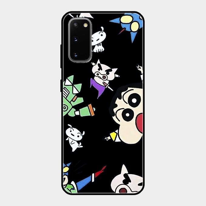 Cartoon Pattern Glass Case Cover For Samsung Galaxy S20
