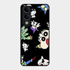 Cartoon Pattern Glass Case Cover For Vivo T4 Lite 5G