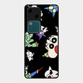 Cartoon Pattern Glass Case Cover For Vivo V30 5G