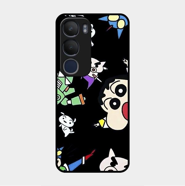 Cartoon Pattern Metal Case Cover For Vivo - ShopOnCliQ