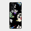 Cartoon Pattern Glass Case Cover For Vivo Y400 Pro 5G