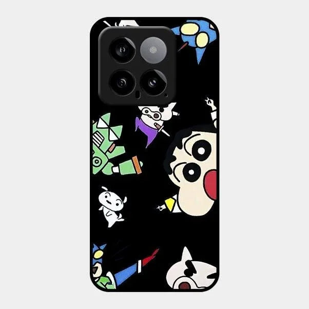 Cartoon Pattern Glass Case Cover For Redmi - ShopOnCliQ