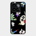 Cartoon Pattern Glass Case Cover For Xiaomi 15 5G