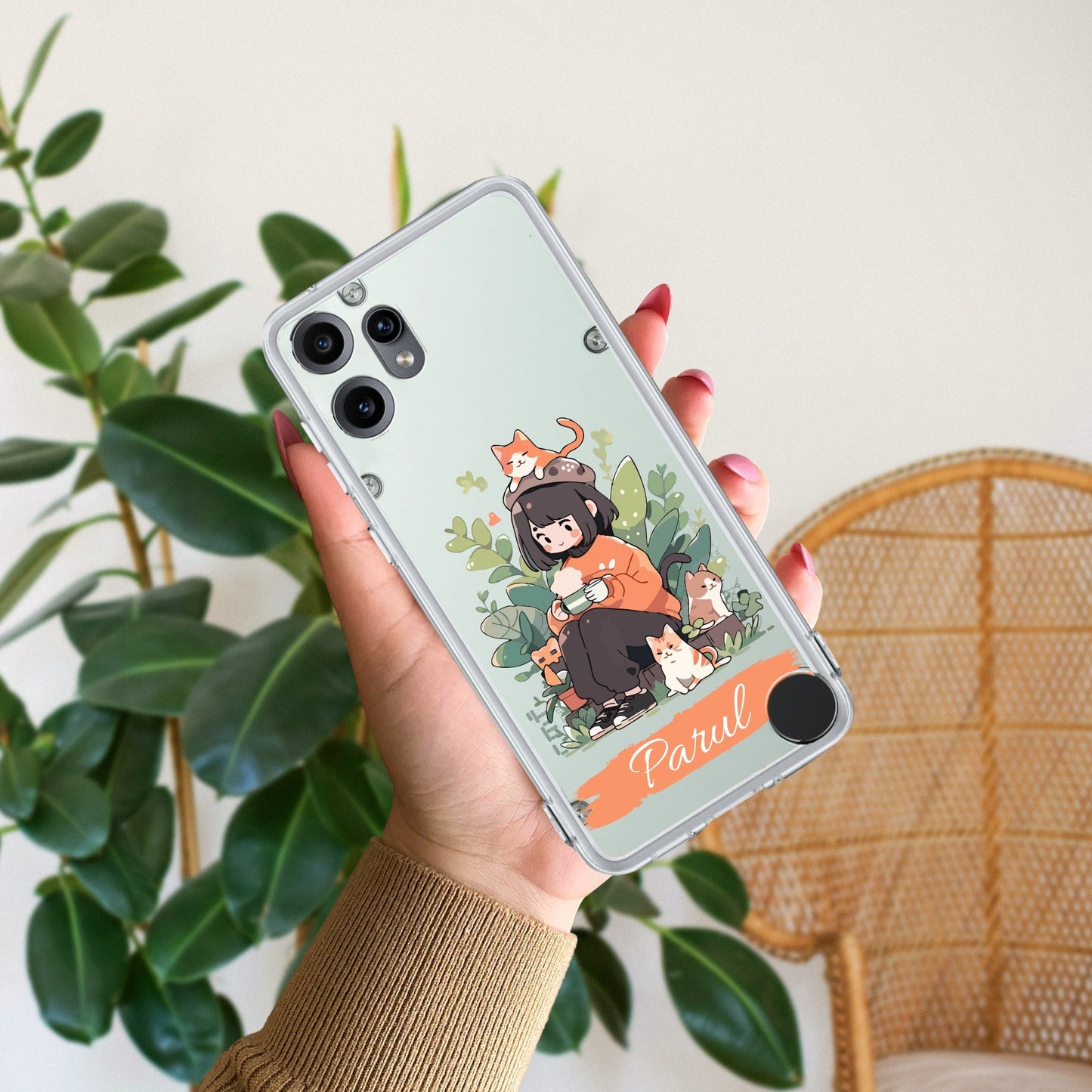 Cat Lover Customize Transparent Silicon Case For Nothing