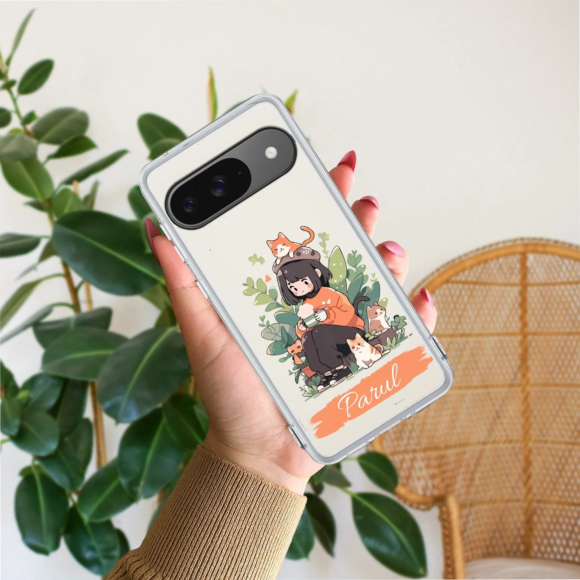 Cat Lover Customize Transparent Silicon Case For Google - ShopOnCliQ