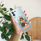Cat Lover Customize Transparent Silicon Case For iQOO Z7 5G