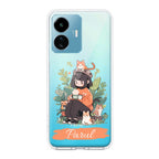 Cat Lover Customize Transparent Silicon Case For iQOO Z6 Lite 5G
