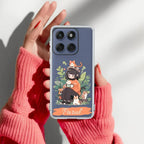 Cat Lover Customize Anti Yellow Case For Motorola Edge 60 Pro 5G