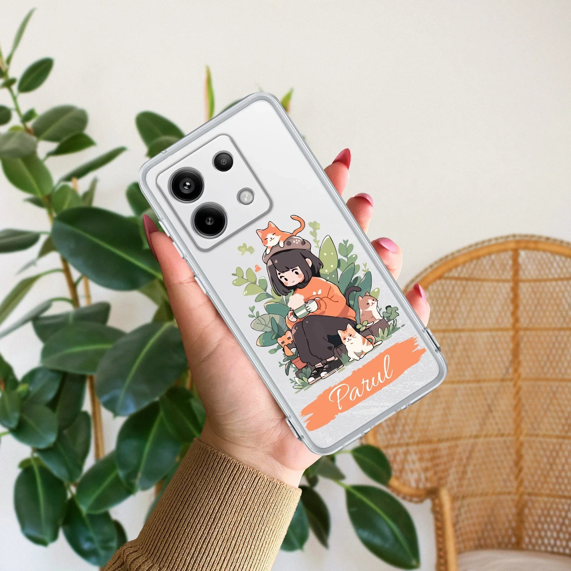 Cat Lover Customize Transparent Silicon Case For Redmi/Xiaomi - ShopOnCliQ