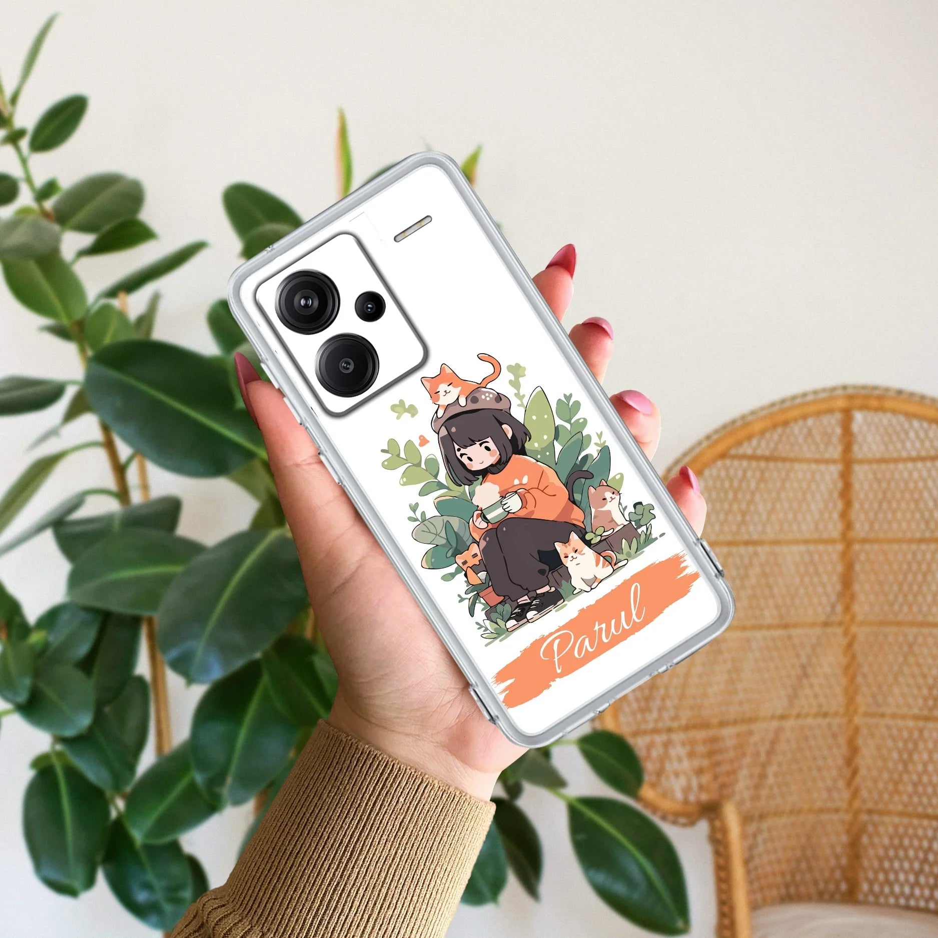 Cat Lover Customize Transparent Silicon Case For Redmi/Xiaomi - ShopOnCliQ