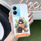 Cat Lover Customize Transparent Silicon Case For Vivo T2x 5G