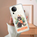 Cat Lover Customize Transparent Silicon Case For Vivo V20 SE