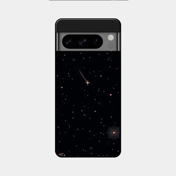 Celestial Design Glossy Metal Case Cover For Google Pixel 8 Pro 5G