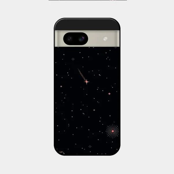 Celestial Design Glossy Metal Case Cover For Google Pixel 8A 5G