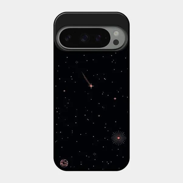 Celestial Design Glossy Metal Case Cover For Google Pixel 9 Pro 5G