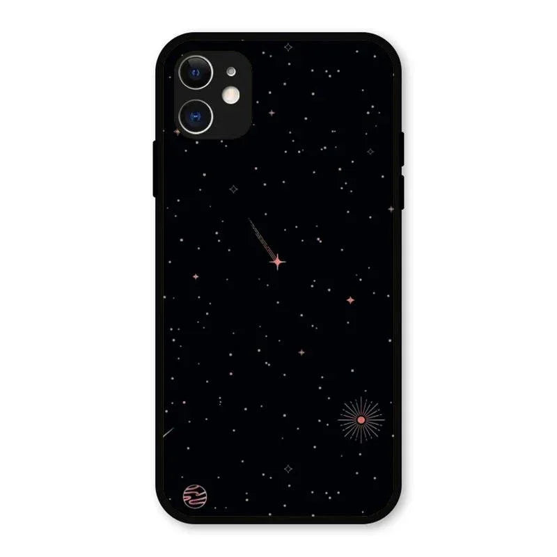 Celestial Design Glossy Metal Case Cover For iPhone 11