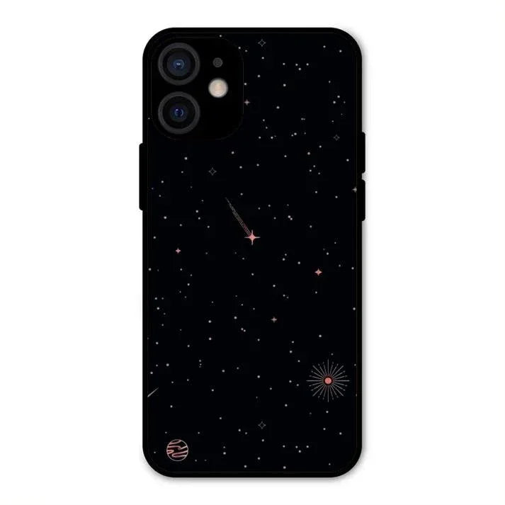 Celestial Design Glossy Metal Case Cover For iPhone 12 mini