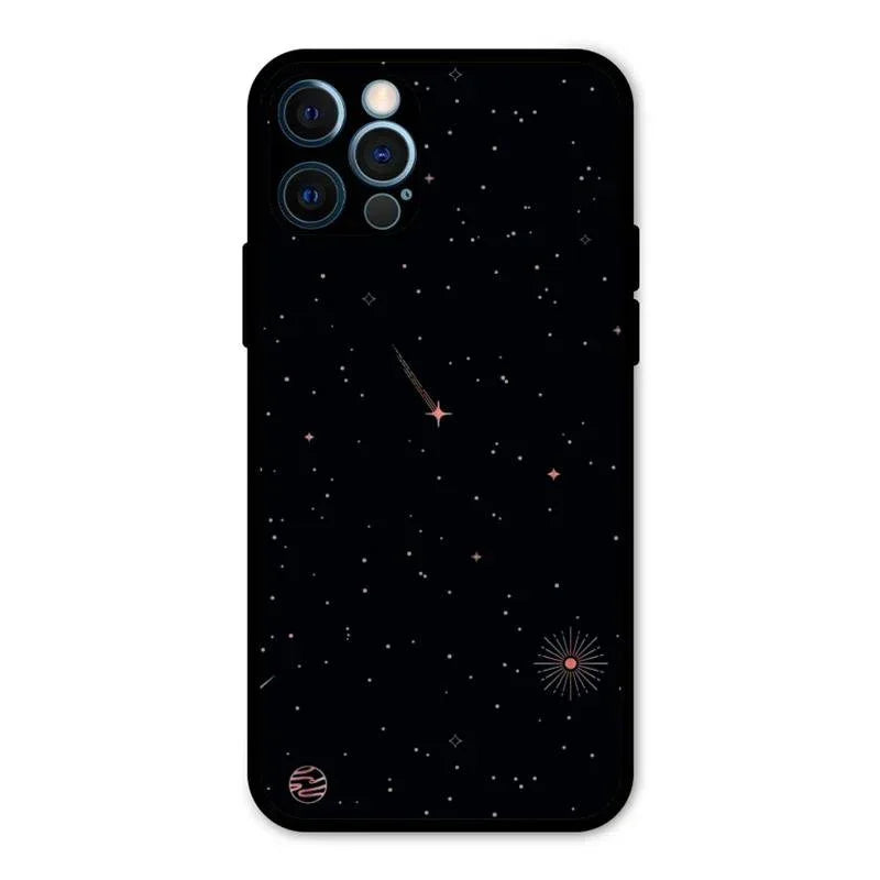 Celestial Design Glossy Metal Case Cover For iPhone 12 Pro