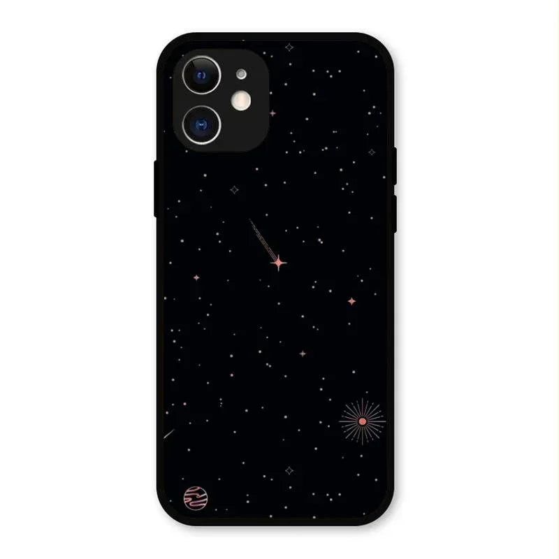 Celestial Design Glossy Metal Case Cover For iPhone 12