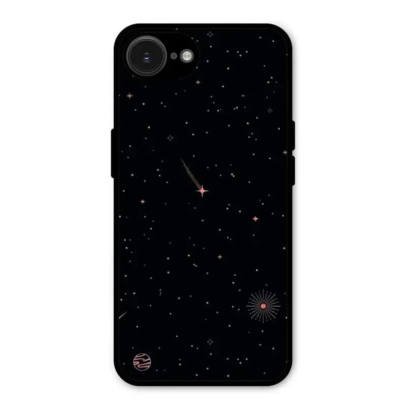 Celestial Design Glossy Metal Case Cover For iPhone 16e