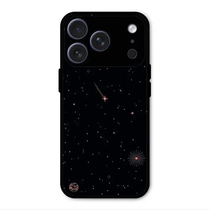 Celestial Design Glossy Metal Case Cover For iPhone 17 Pro Max