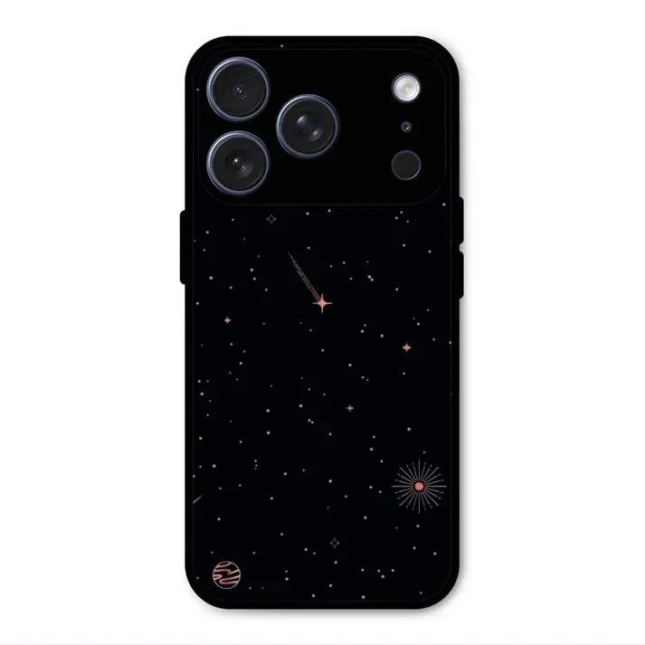 Celestial Design Glossy Metal Case Cover For iPhone 17 Pro