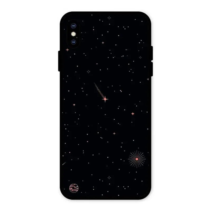 Celestial Design Glossy Metal Case Cover For iPhone XS Max