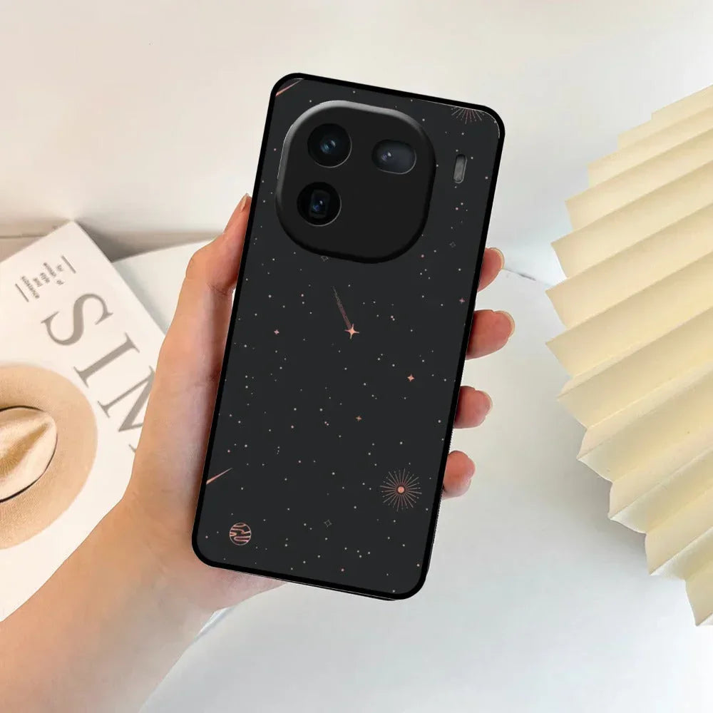 Celestial Design Glossy Metal Case Cover For iQOO - ShopOnCliQ