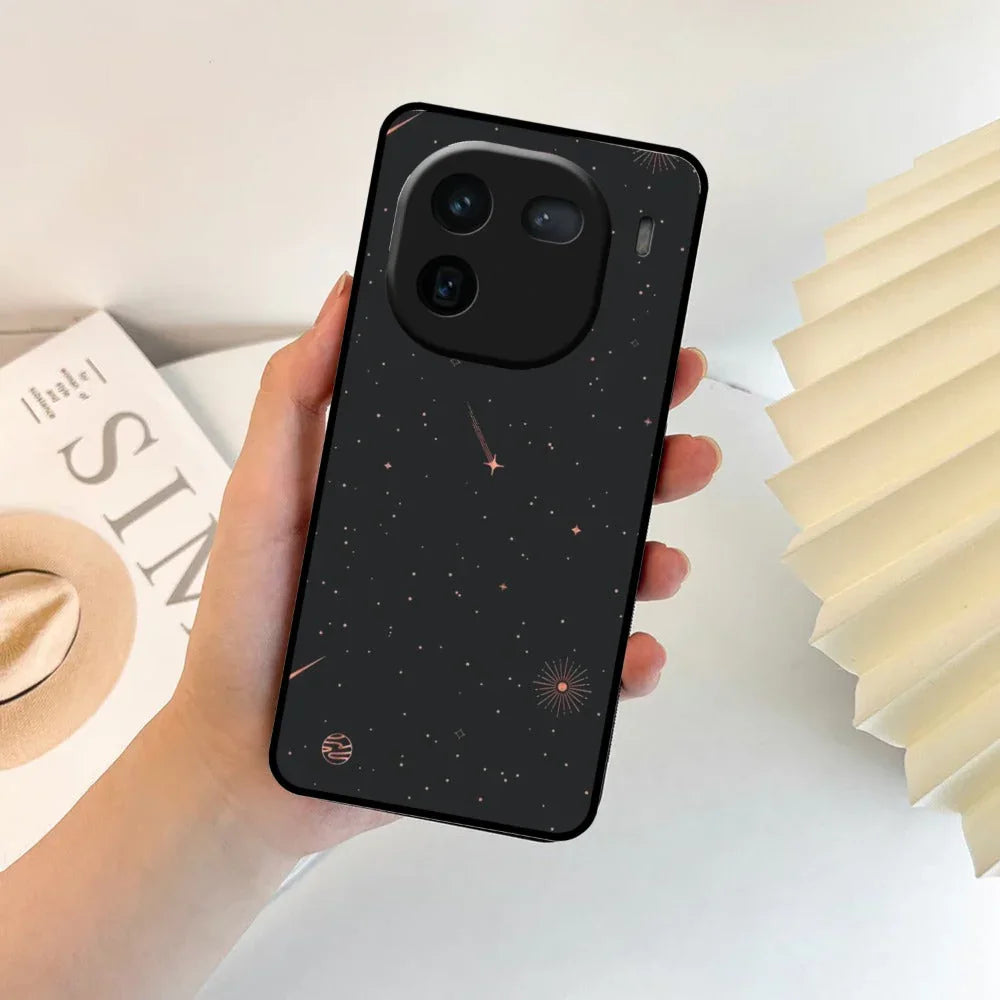 Celestial Design Glossy Metal Case Cover For iQOO - ShopOnCliQ